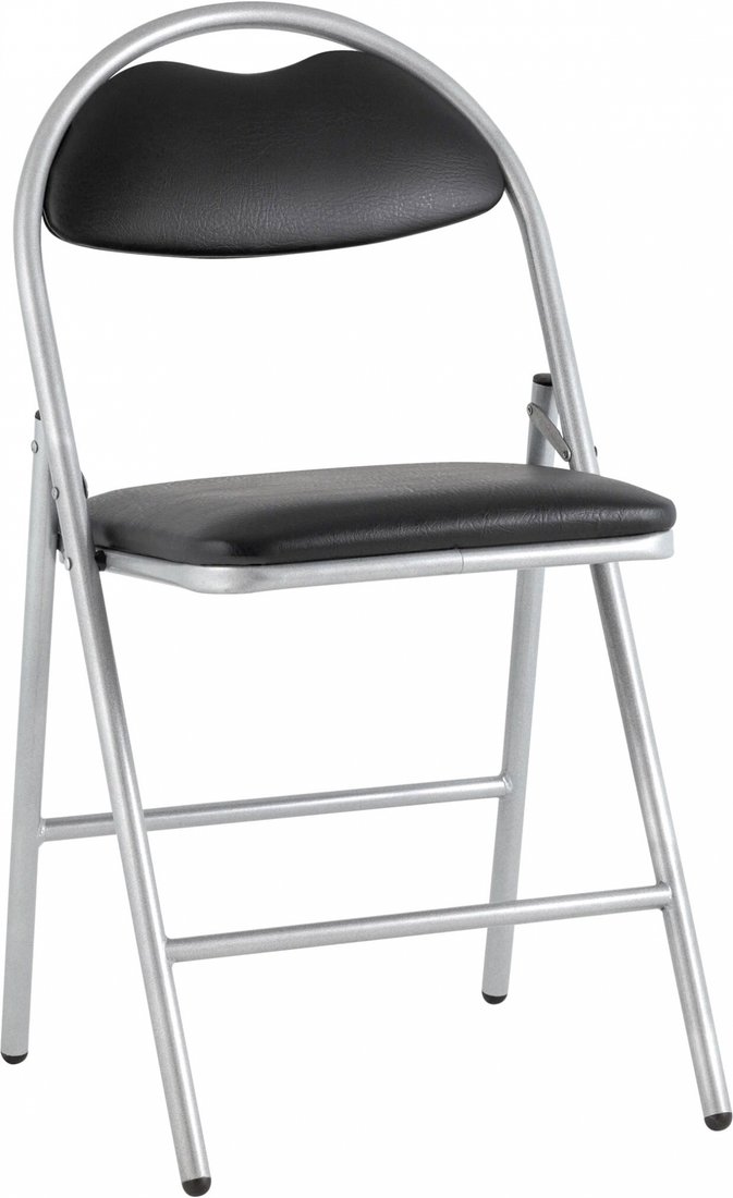 

Стул Stool Group Hagen (экокожа черный/металлик)