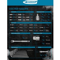 Универсальный набор инструментов GROSS 14157 (216 предметов)