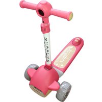 Трехколесный самокат YAYALE 1026-T22 (розовый)