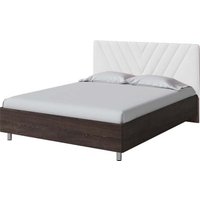 Кровать PROxSON Ora 140x200 (дуб кантербери/Teddy 300 снежный)