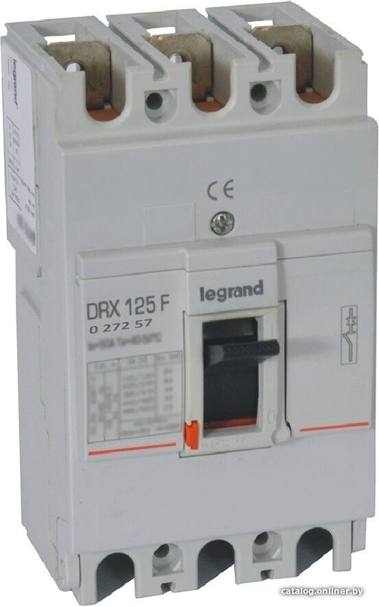Выключатель автоматический Legrand DRX 12580A 3P 20KA 27257