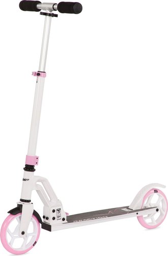 Двухколесный подростковый самокат Reaction 175 JUOA2A76L3 (белый/розовый)