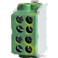 Клемма КС КВС распределительная с двойным винтом 4x25 92097 (желто-зеленый)