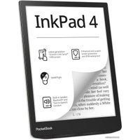 Электронная книга PocketBook 743G InkPad 4 (черный/серебристый)