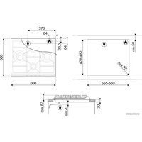 Варочная панель Smeg SR764BS1