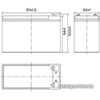 Аккумулятор для ИБП Yellow HRL 12-34W