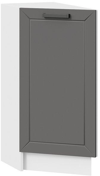 

Шкаф напольный Трия Лорас 1Н3Т (белый/холст вулкан)