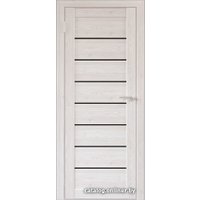 Межкомнатная дверь Юни Бона 01 (ч) 70x200 (лиственица сибиу/черное белое)