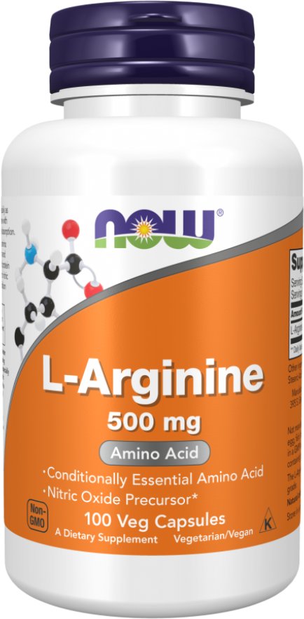 

L-аргинин Now Foods L-Arginine Veg 500 мг (100 капсул)