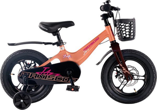 

Детский велосипед Maxiscoo Jazz Pro 14 2025 MSC-J1441P (пудра)