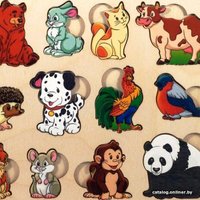 Мозаика/пазл Нескучные игры Кто что ест? 8189