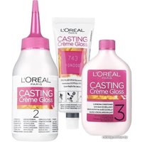 Крем-краска для волос L'Oreal Casting Creme Gloss 210 черный перламутровый