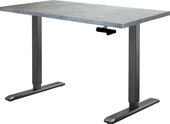 Manual Desk Spec. 1360x800x36 мм (бетон чикаго светло-серый/чер)