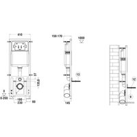 Унитаз подвесной WeltWasser Telbach 004 MT-WT + Marberg 410 RD (белый матовый/хром)