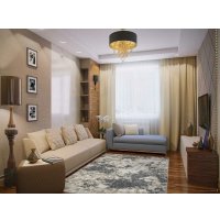 Ковер для жилой комнаты Merinos Cuba F269-STAN-BLUE (2х3)