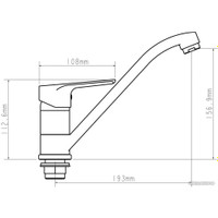 Смеситель Econoce EC0292WT