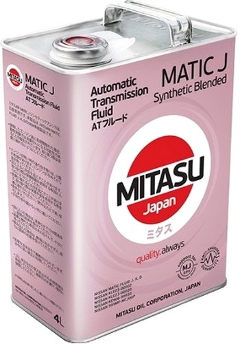 

Трансмиссионное масло Mitasu MJ-333 ATF MATIC J 4л