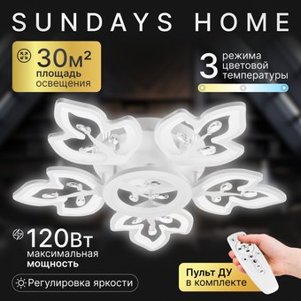 Припотолочная люстра Sundays Home R-40 6327