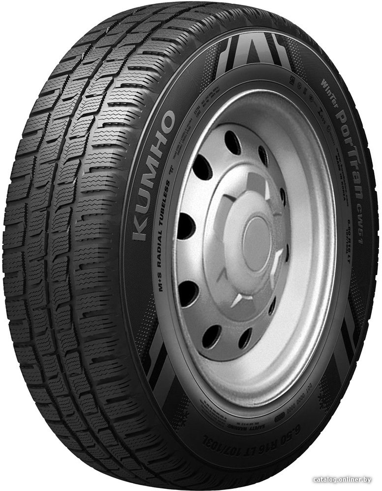 

Зимние шины Kumho Winter PorTran CW51 195/65R16C 104/102T