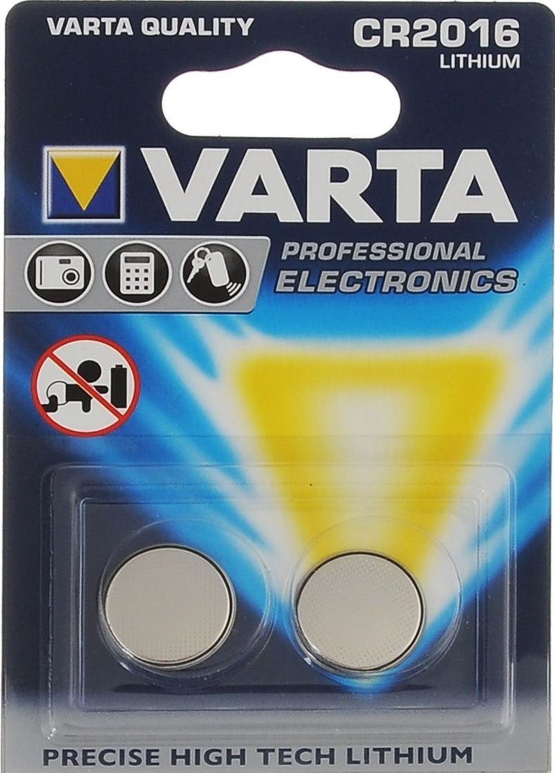 

Батарейка Varta CR2016 2 шт.