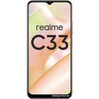 Телефон Realme C33 RMX3624 4GB/64GB международная версия (золотистый)