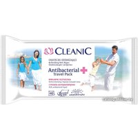 Влажные салфетки Cleanic Antibacterial Travel Pack Освежающие для рук и тела (40 шт)