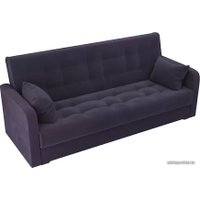 Диван Лига диванов Надежда 103074 (велюр, фиолетовый)