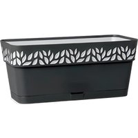 Вазон Stefanplast С системой автополива 94373 (графитовый/серый)