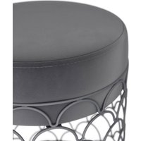 Пуфик Sheffilton SHT-B13 (угольно-серый/графит муар)