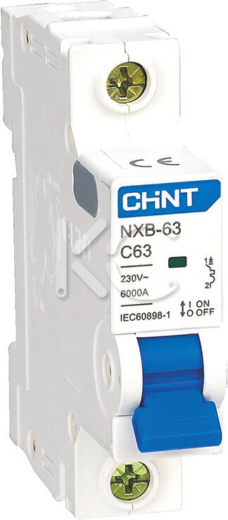 

Выключатель автоматический Chint NXB-63 1P 2A 6кА C
