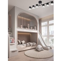 Припотолочная люстра Aitin Pro X1016/6 (черный)