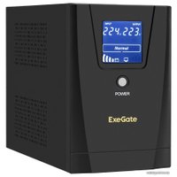 Источник бесперебойного питания ExeGate SpecialPro Smart LLB-1200.LCD.AVR.C13.RJ.USB