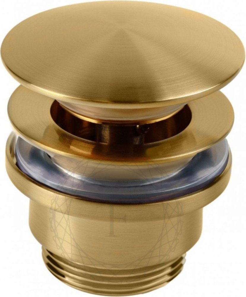 Донный клапан Filarete FL75 (золотой брашированный)