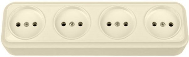 

Розетка Bylectrica Вариант РА16-0181 (бежевый)