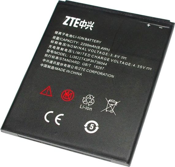 

Аккумулятор для телефона Копия ZTE Li3822T43P3h736044