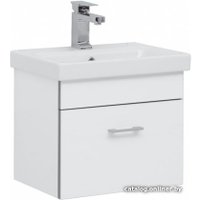Aquanet Тумба Верона 50 00254066 с умывальником Moduo Slim (белый)