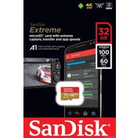 Карта памяти SanDisk Extreme microSDHC SDSQXAF-032G-GN6MN 32GB