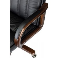 Офисное кресло Бюрократ T-9932Walnut (черный, экокожа)