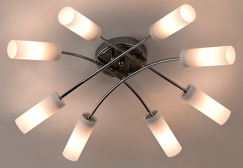 

Припотолочная люстра Citilux Новелла (хром) [CL122181]