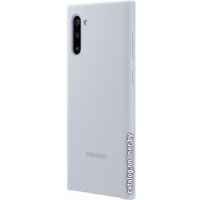 Чехол для телефона Samsung Silicone Cover для Samsung Galaxy Note 10 (серебристый)