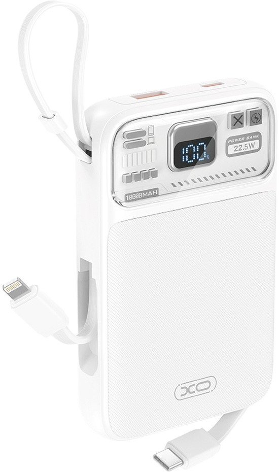 Внешний аккумулятор XO PR243 10000mAh (белый)