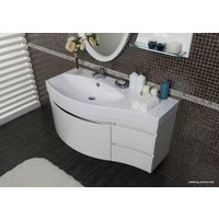  Aquanet Тумба под умывальник Опера 115 L (белый, 3 ящика)