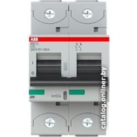 Выключатель автоматический ABB S802C-C50 2P C 50A 25kA 3M 2CCS882001R0504