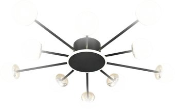 Припотолочная люстра Aitin Pro L73058/10C (черный/хром)