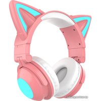 Наушники QUMO Party Cat Mini (розовый)