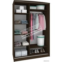 Шкаф-купе Кортекс-мебель Лагуна ШК02-00 (белый)