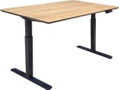 Wooden Electric Desk 1300х750х27 мм (массив дуб натуральный/черный)