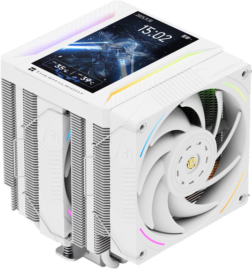 

Кулер для процессора Thermalright Peerless Assassin 120 Vision MAX ARGB (белый)