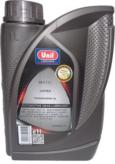 

Трансмиссионное масло Unil Matic Japan 1л