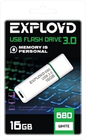 

USB Flash Exployd 680 16GB (белый)